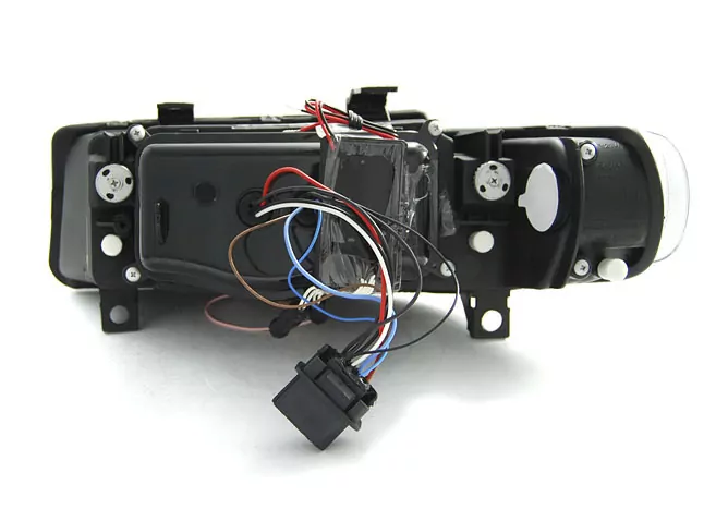 HEADLIGHTS ANGEL EYES CCFL CHROME fits SEAT LEON / TOLEDO 04.99-08.04