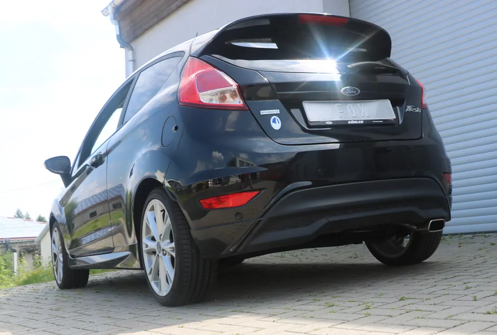 Ford Fiesta VII - Black/ Red Edition - 1,0l Eco Boost 1,4l  Endschalldämpfer - 145x65 Typ 59