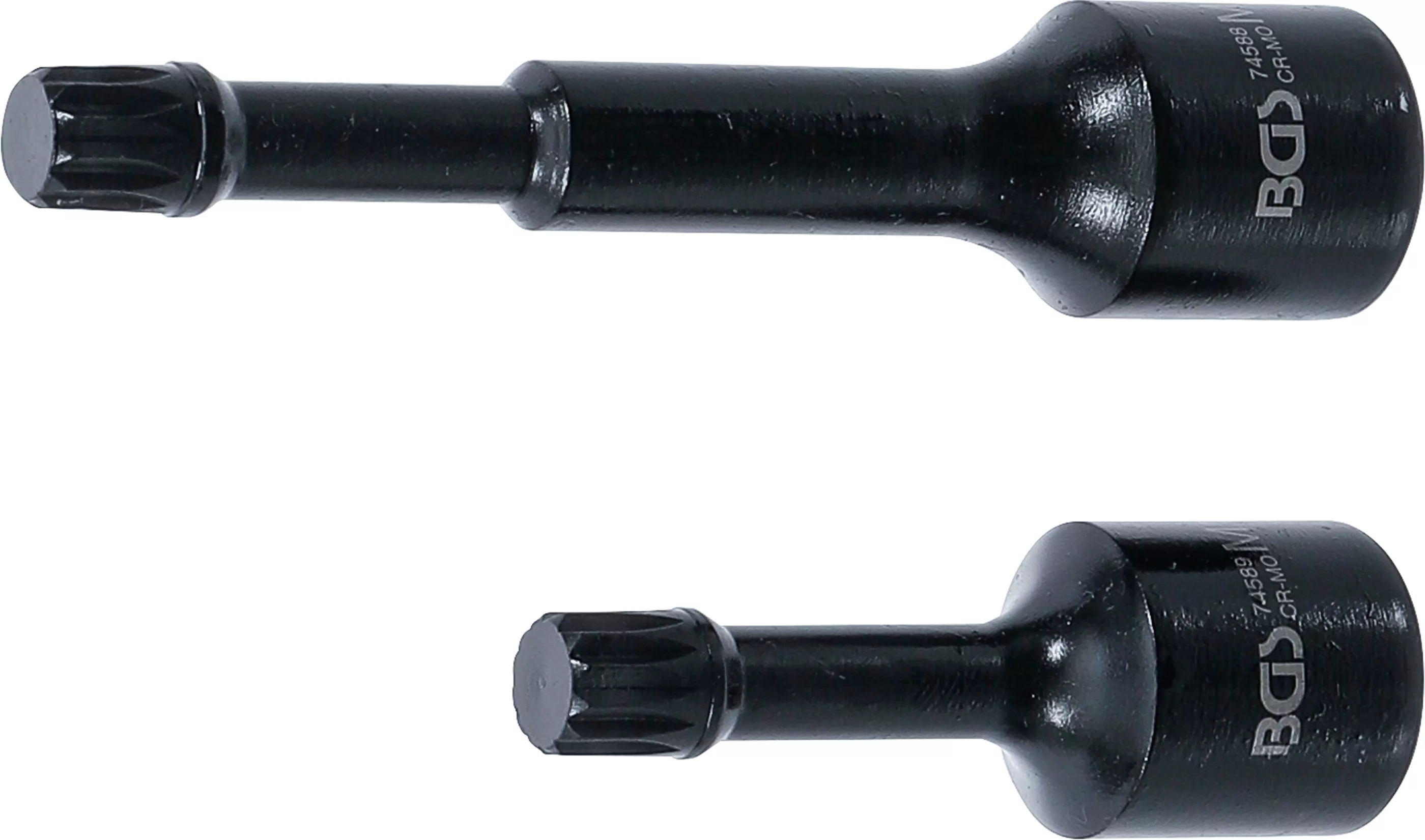 Kraft-Spezial-Bit-Einsatz-Satz | Antrieb Innenvierkant 12,5 mm (1/2") | Innenvielzahn (für XZN) M12 | für VAG | 2-tlg.