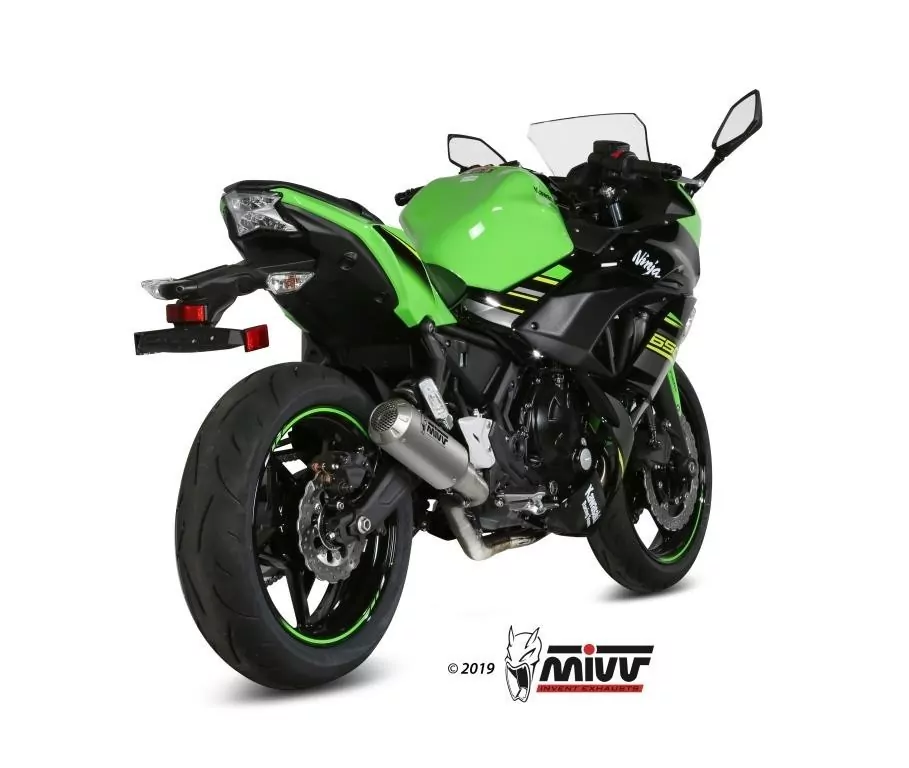 MIVV MK3 Edelstahl KAWASAKI KAWASAKI Z650-Ninja 650 17-23