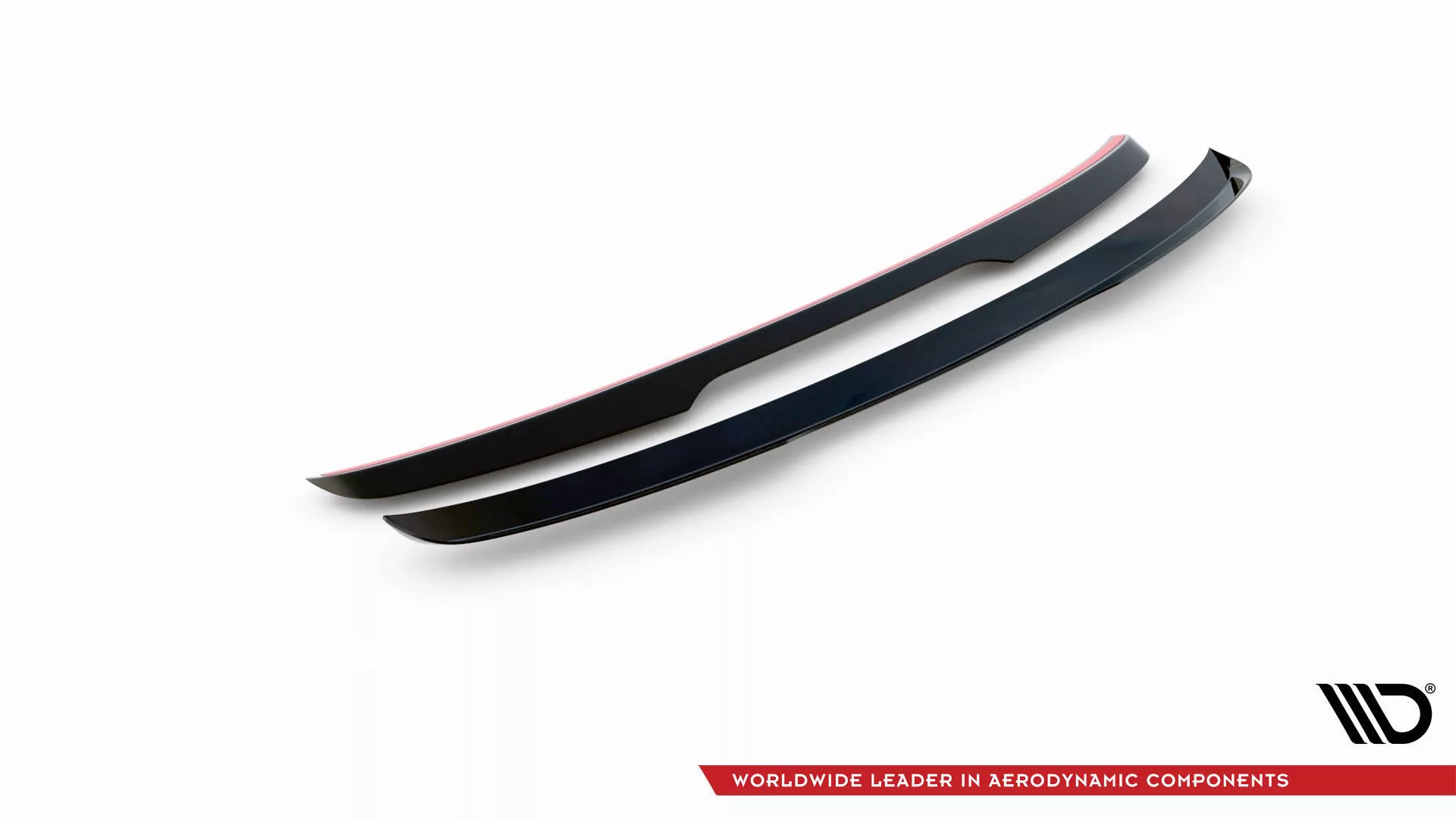 Spoiler CAP Für Volvo XC90 R-Design Mk2 Facelift Schwarz Hochglanz