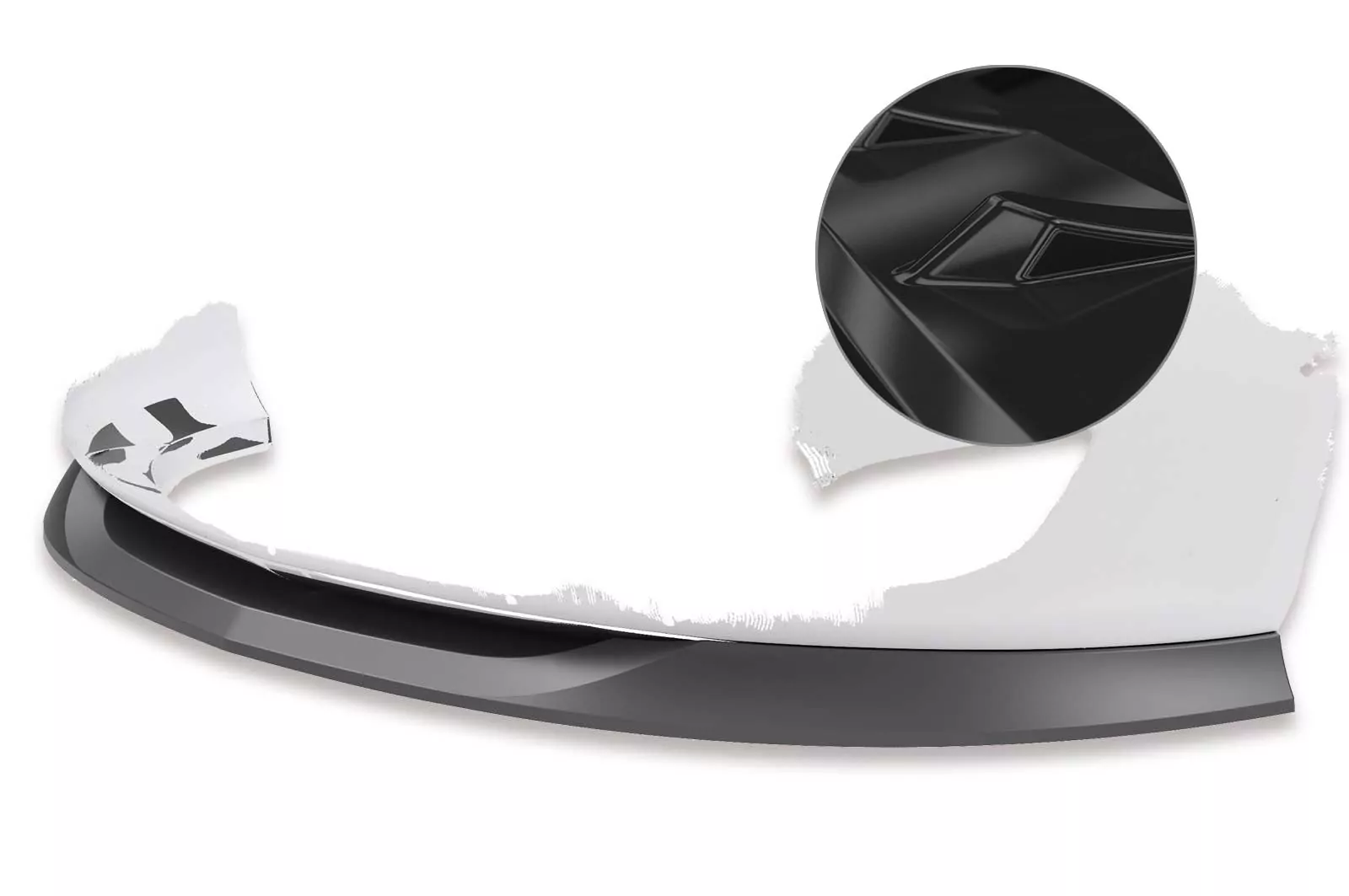 Cup-Spoilerlippe mit ABE für Opel Astra J Glossy (schwarz hochglanz)