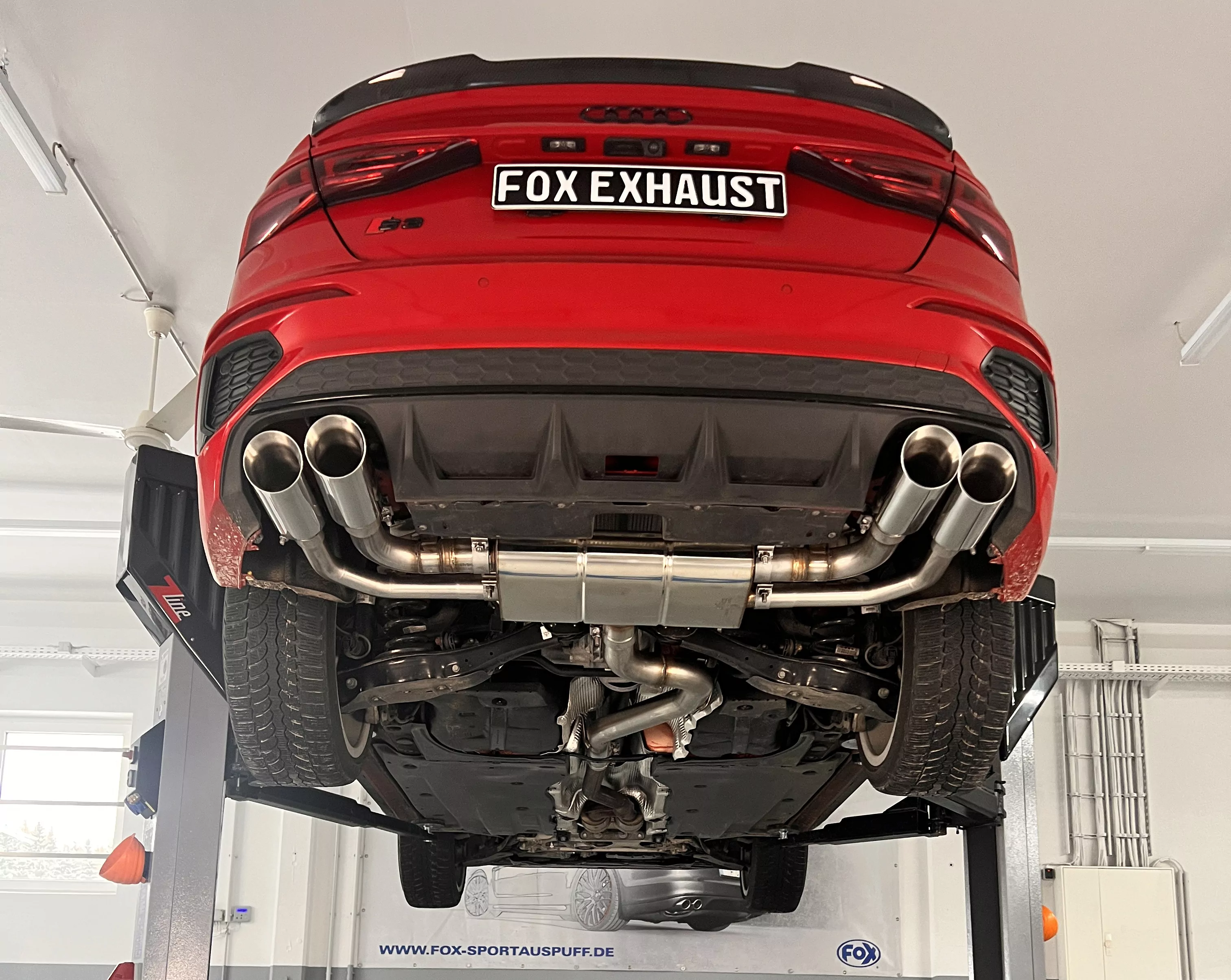 Audi S3 GY - Limousine  Halbanlage ab OPF mit Abgasklappen - 2x100 Typ 25 rechts/links