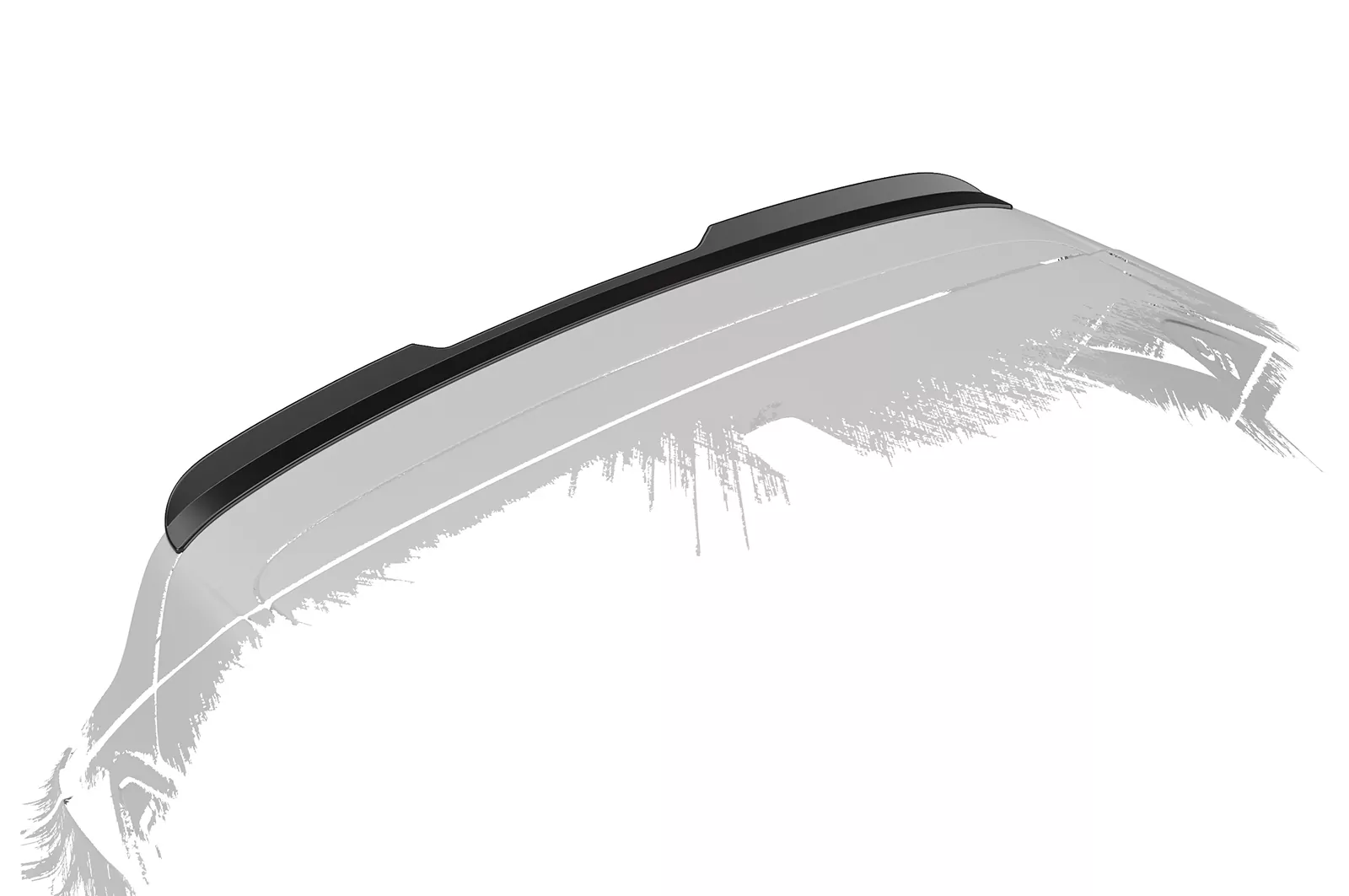 Heckflügel mit ABE für Hyundai i10 (3. Gen.) HF837 Schwarz Strukturiert