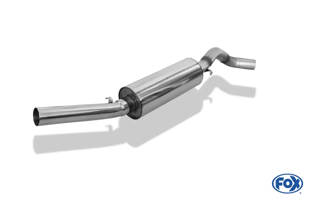 VW Golf I GTI  Endschalldämpfer Ø63,5mm - 1x63,5 Typ 10 nach links führend