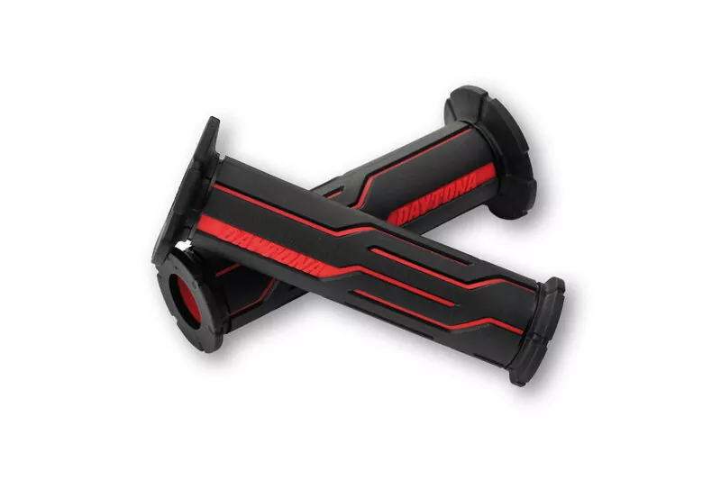 DAYTONA Grips GGD-LINE, Red, 7/8, Open End