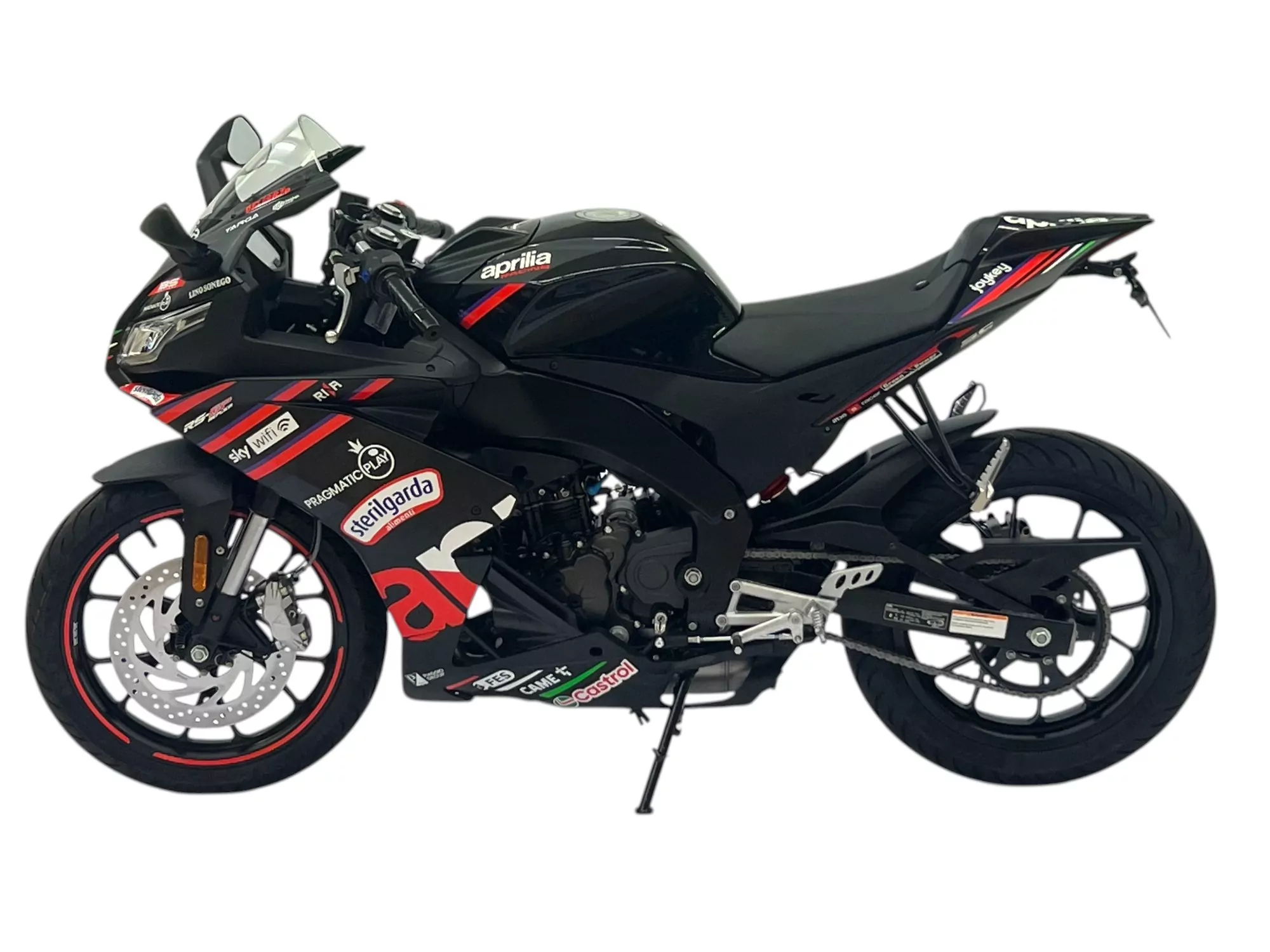 alpha Technik Kennzeichenhalter für Aprilia RS125 und Tuono 125 Typ XA / XT Modelljahr 2021-