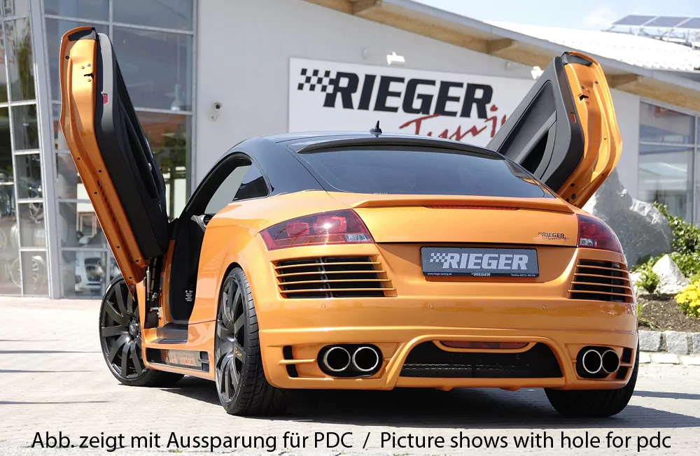 Rieger Heckschürze für Audi TT (8J) - Roadster 09.06- carbon optik