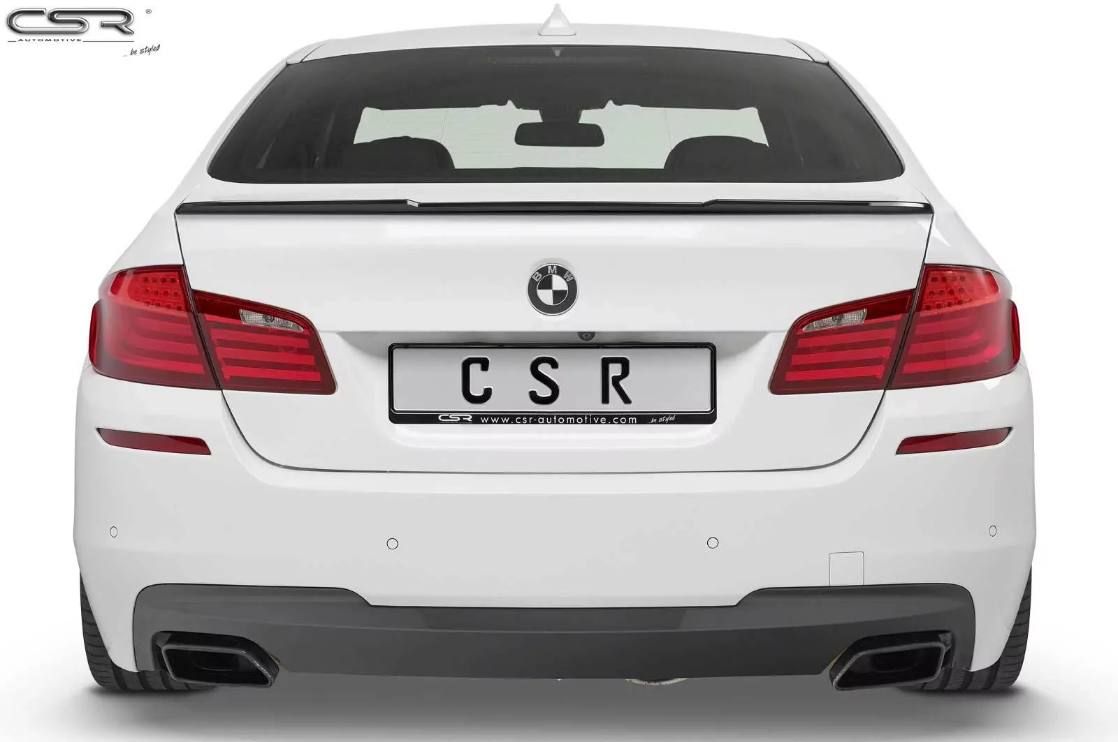 Heckflügel mit ABE für BMW 5er F10 HF666-M Carbon Look (matt)