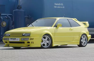 Rieger Kotflügel Breitbau I für VW Corrado (53I) - Coupé 88-95 carbon optik