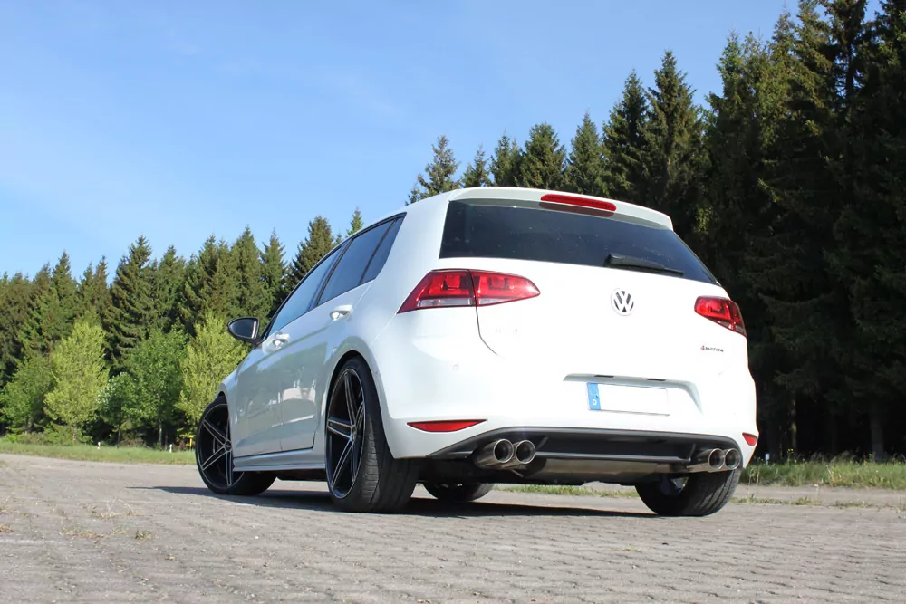 VW Golf VII 4-Motion  Endschalldämpfer quer Ausgang rechts/links - 2x80 Typ 25 rechts/links