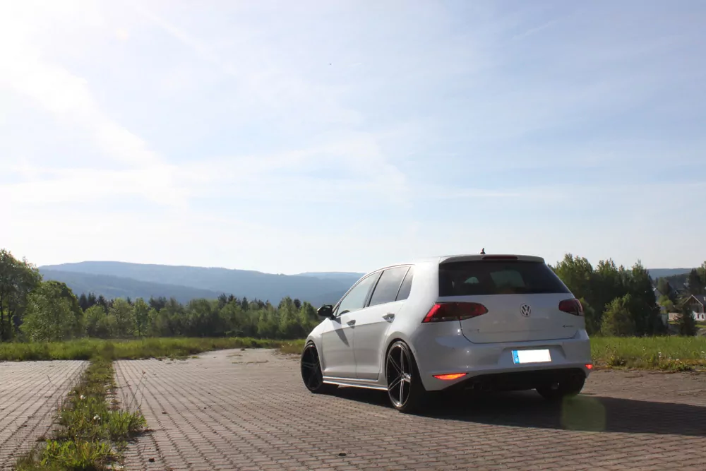 VW Golf VII 4-Motion  Endschalldämpfer quer Ausgang rechts/links - 2x80 Typ 25 rechts/links