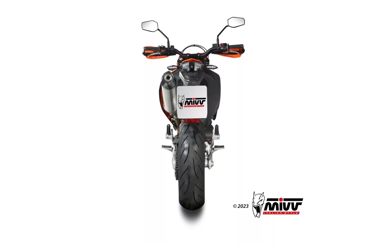 MIVV STR1 Edelstahl KTM 690 ENDURO R-SMC-R 2021-2024