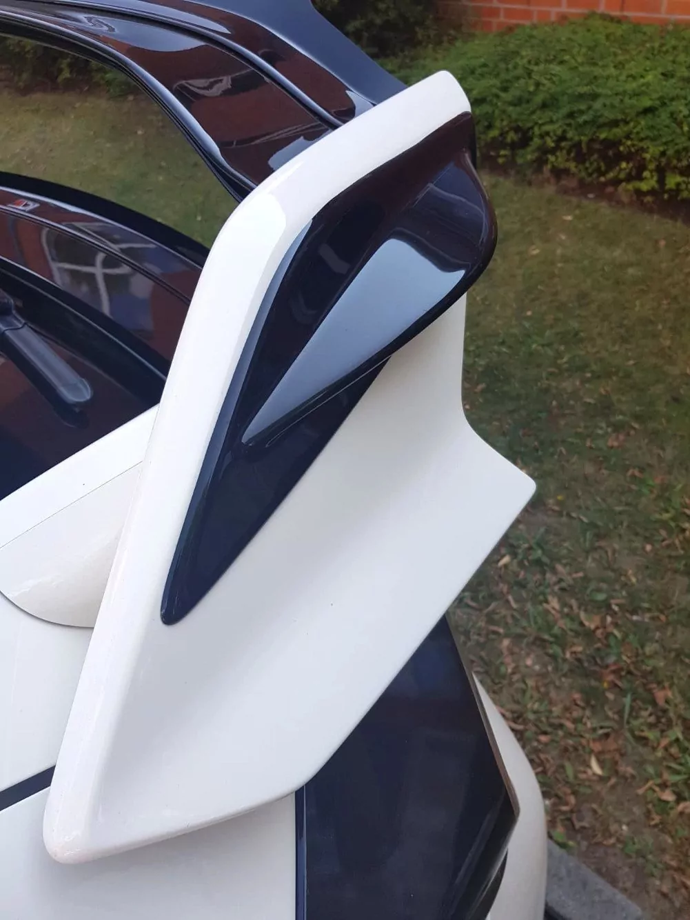 Spoiler Seiten Erweiterung Passend Für HONDA CIVIC X TYPE R Schwarz Hochglanz Schwarz Hochglanz
