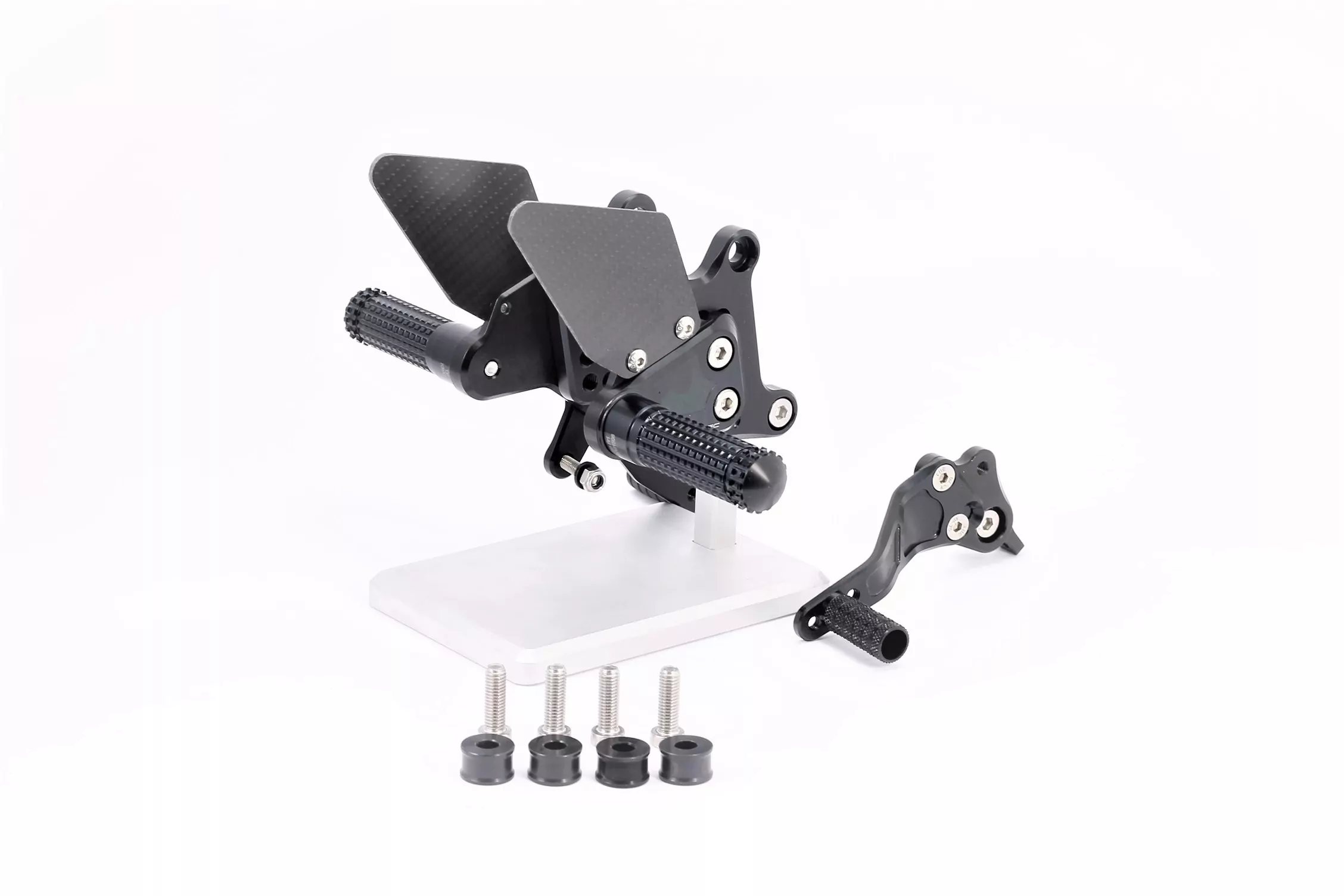 MG Biketec Sportfussrastenanlage / Rastenanlage / Fußrastenanlage mit ABE, gültig in D - A - CH für Ducati 848 ab 2008