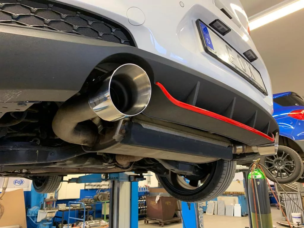 Hyundai i30N Performance + Fastback  Endrohre passend auf den originalen Endschalldämpfer - 1x114 Typ 25 rechts/links