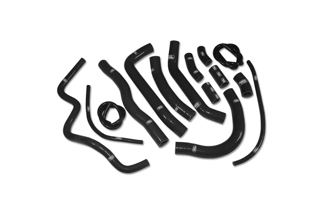 SAMCO SPORT Siliconschlauch Kit schwarz für Honda VFR800 Modelljahr 1998-2001