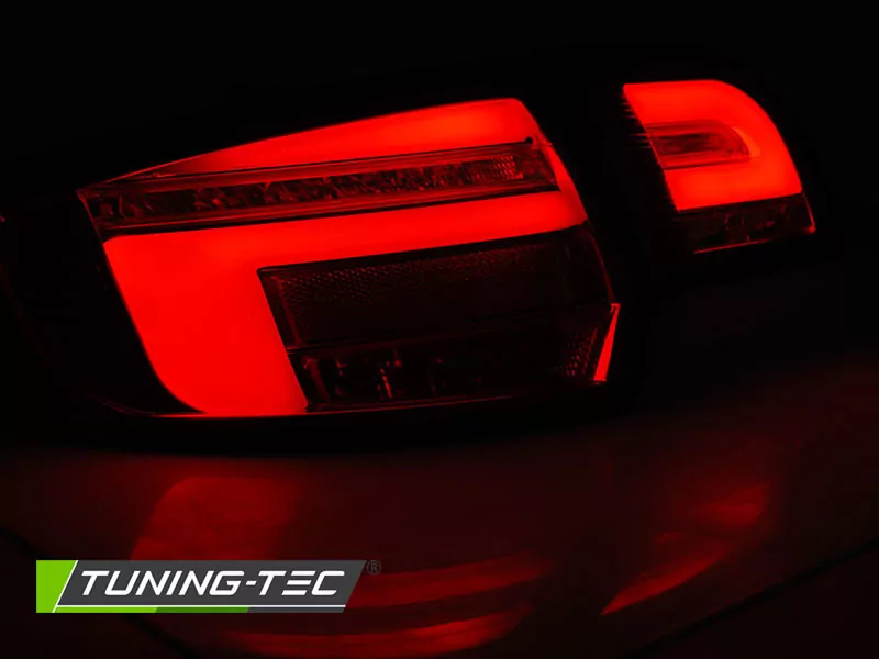 Led Bar Tail Lights Red Smoke Seq Fits Audi A3 8p 5d 08-12