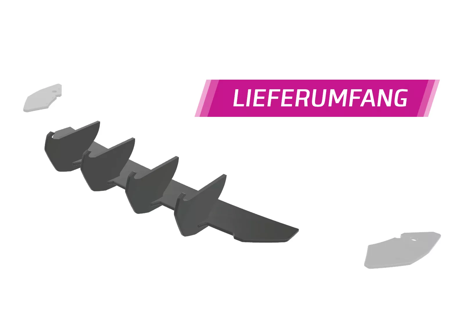 Racing Diffusor / Heckansatz für Seat Leon 4 (Typ KL) HA342