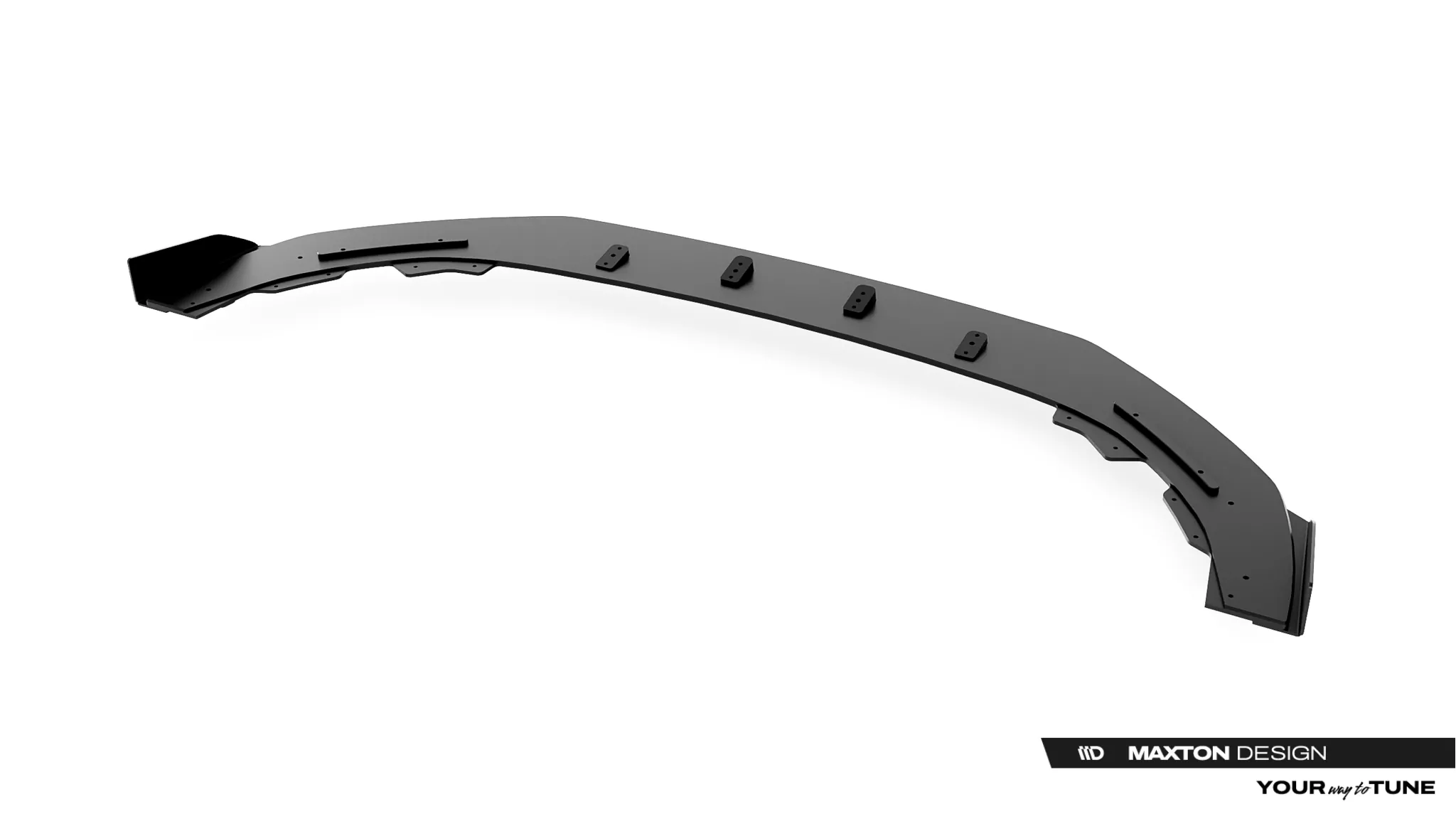 Street Pro Front Ansatz + Flaps Für Cupra Leon ST / Hatchback Mk1 Facelift Schwarz Hochglanz
