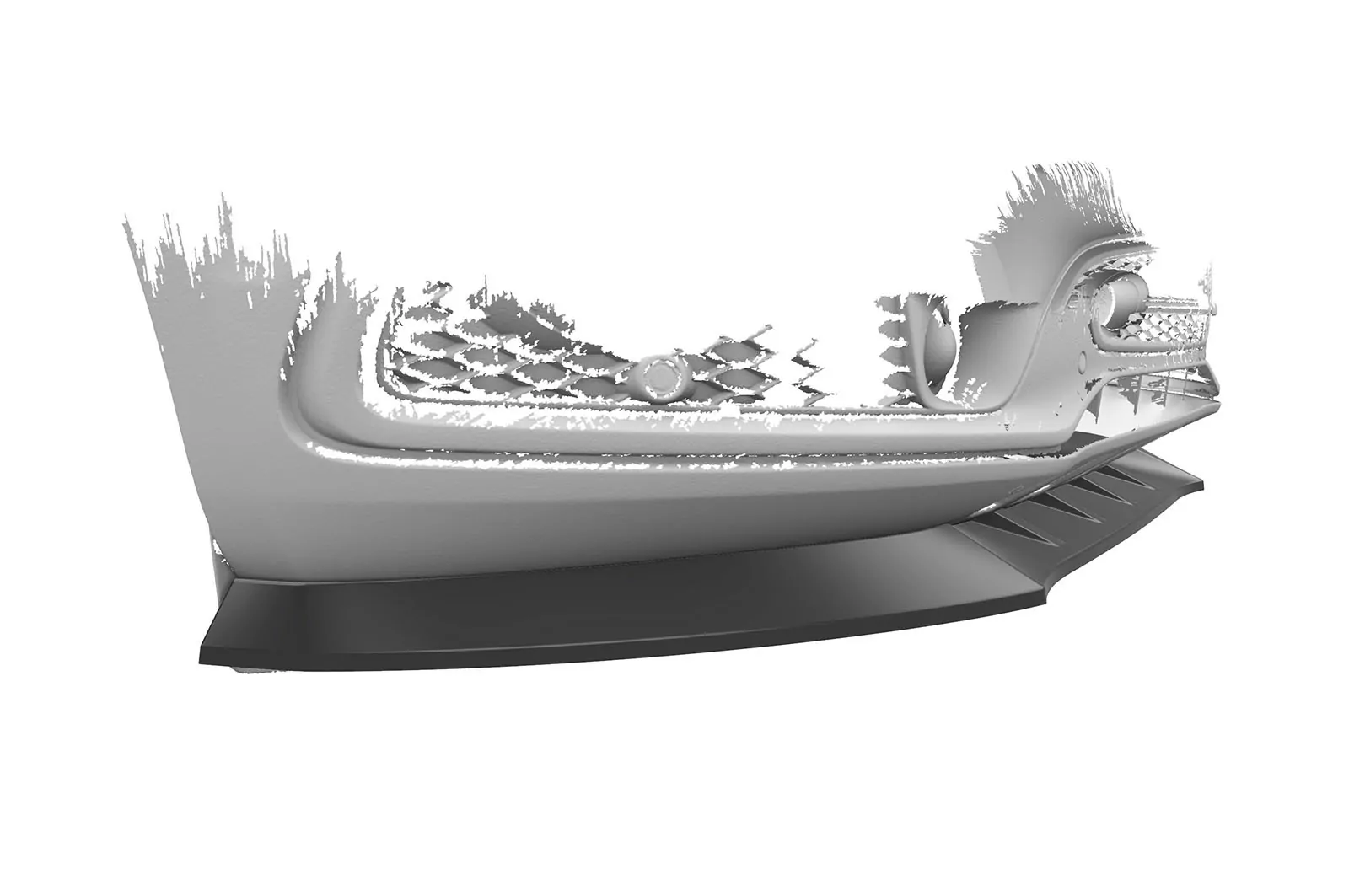 Cup-Spoilerlippe für Audi SQ5 (8R) CSL480-M Carbon Look (matt)