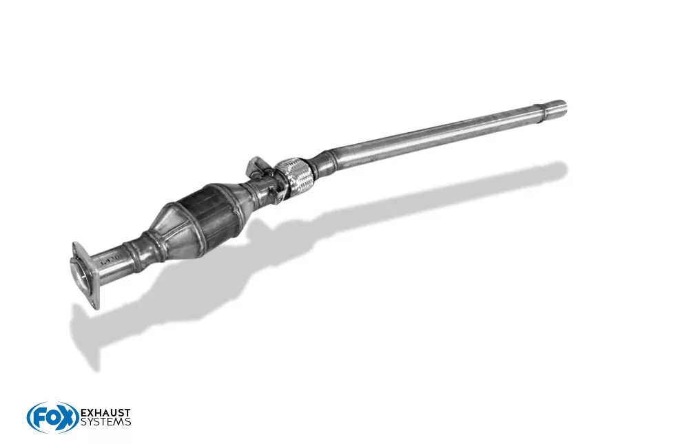 Audi 100 quattro Typ C3  Krümmerrohr mit 200-Zellen Katalysator
