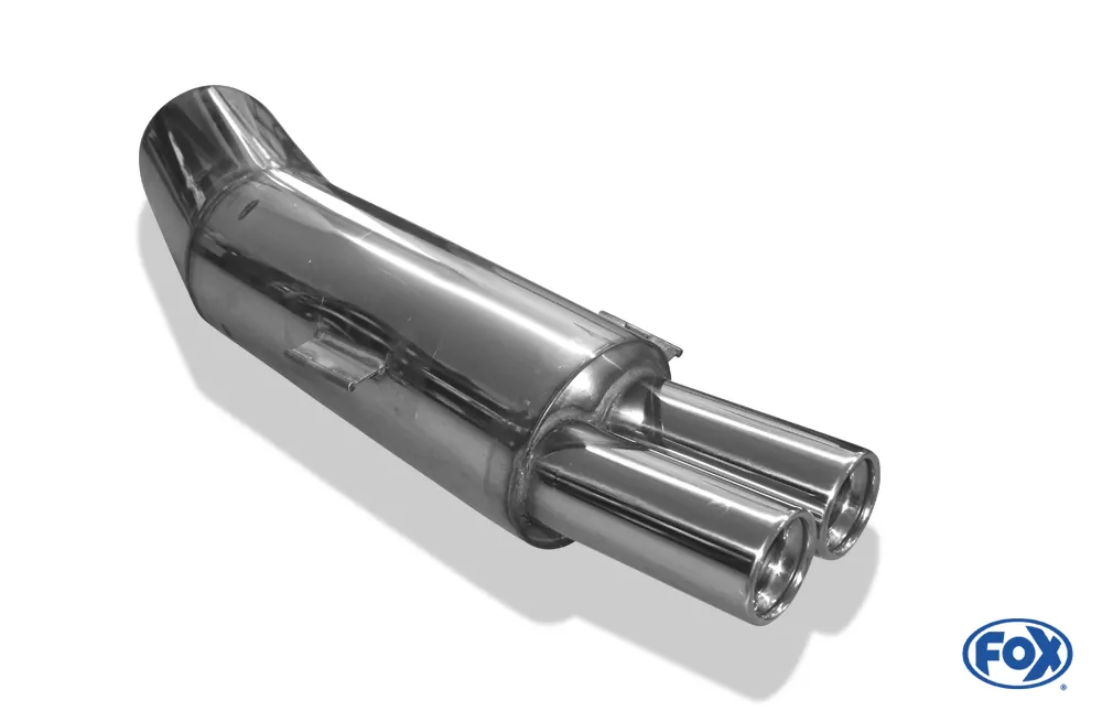 BMW E34 525i/530i/535i  Endschalldämpfer - 2x80 Typ 13