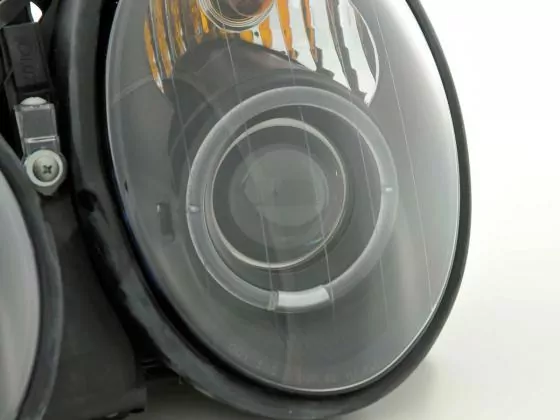 Scheinwerfer Set Mercedes CLK Typ W208 Bj. 98-02 schwarz