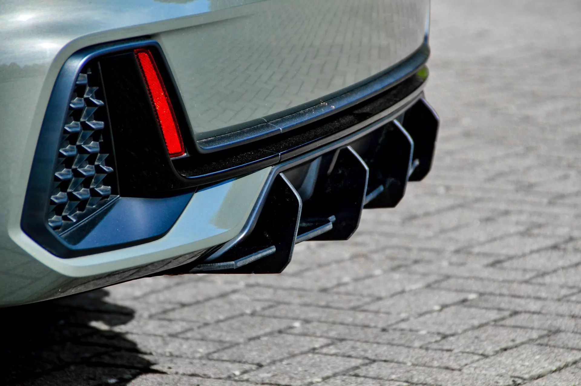 Gefräster Heckansatz ohne Endrohr für Audi A1 GB Sportback S-Line