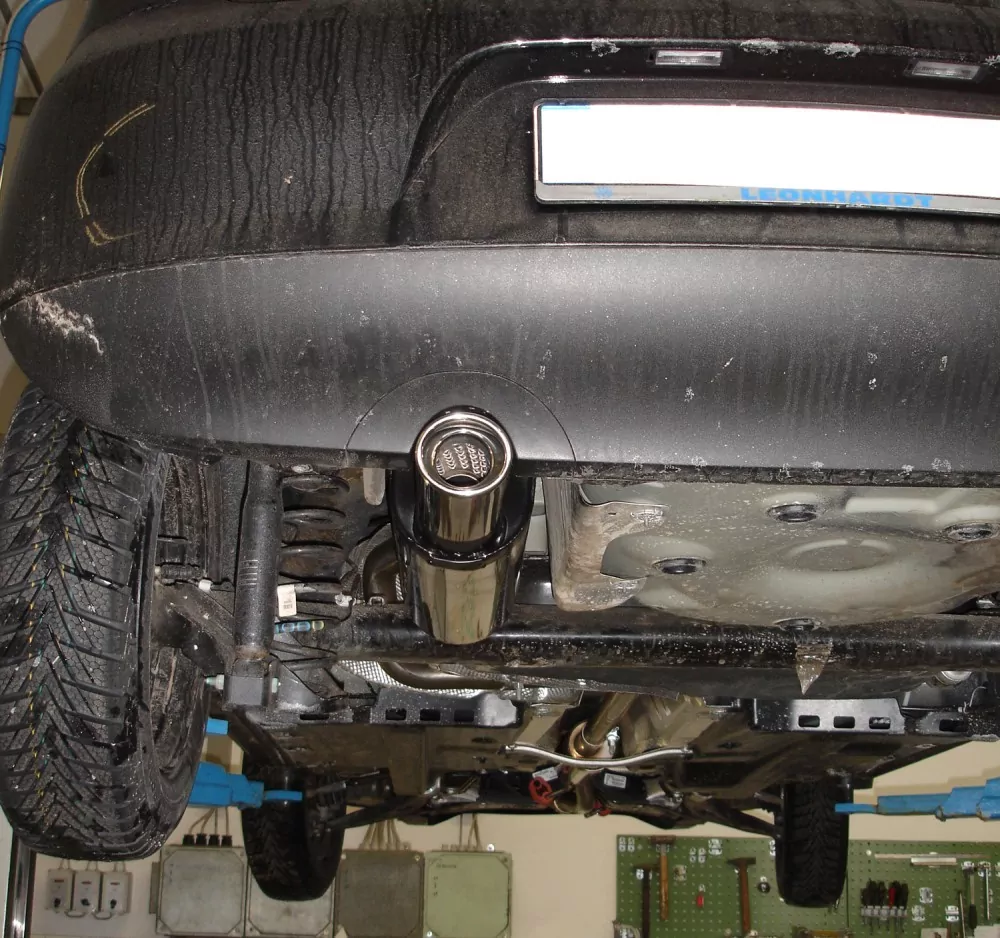 VW Fox - 5Z  Endschalldämpfer - 1x80 Typ 13