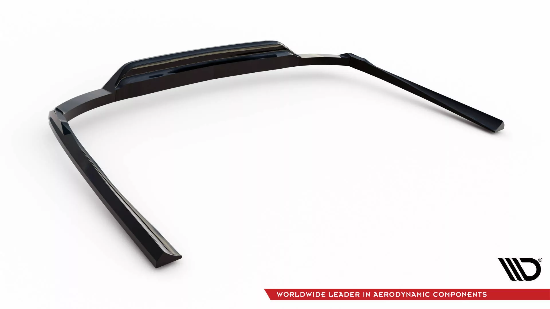 Hinten Splitter (mit Einem Vertikalem Balken) Mercedes-Benz E W212 Facelift Schwarz Hochglanz