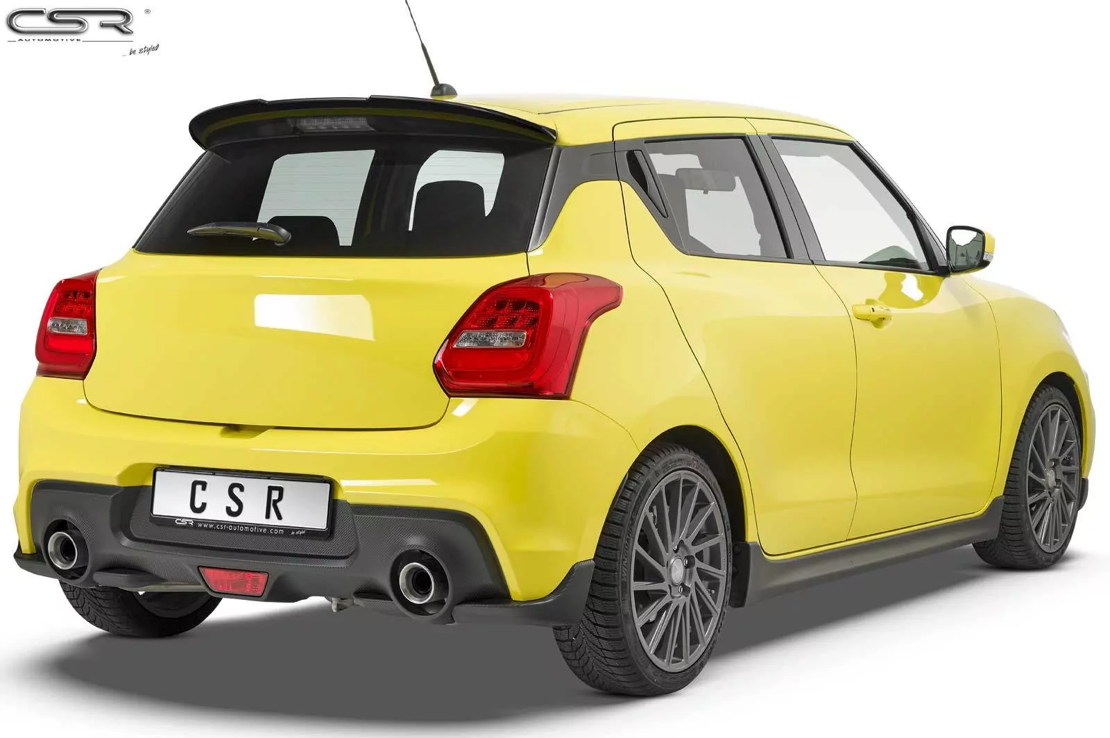 Heckflügel mit ABE für Suzuki Swift 6 (RZ/AZ) Sport HF670-M Carbon Look (matt)