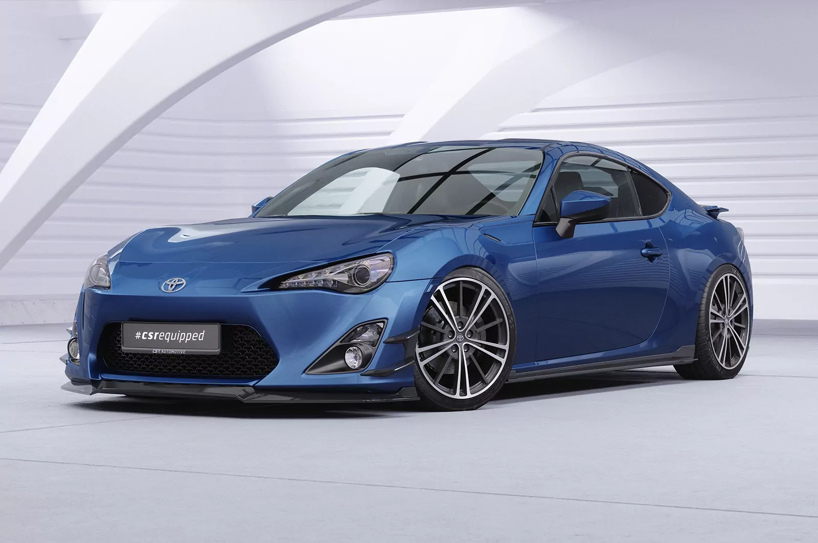 Seitenschweller mit ABE für Toyota GT86 (ZN6) SS482 Schwarz Strukturiert