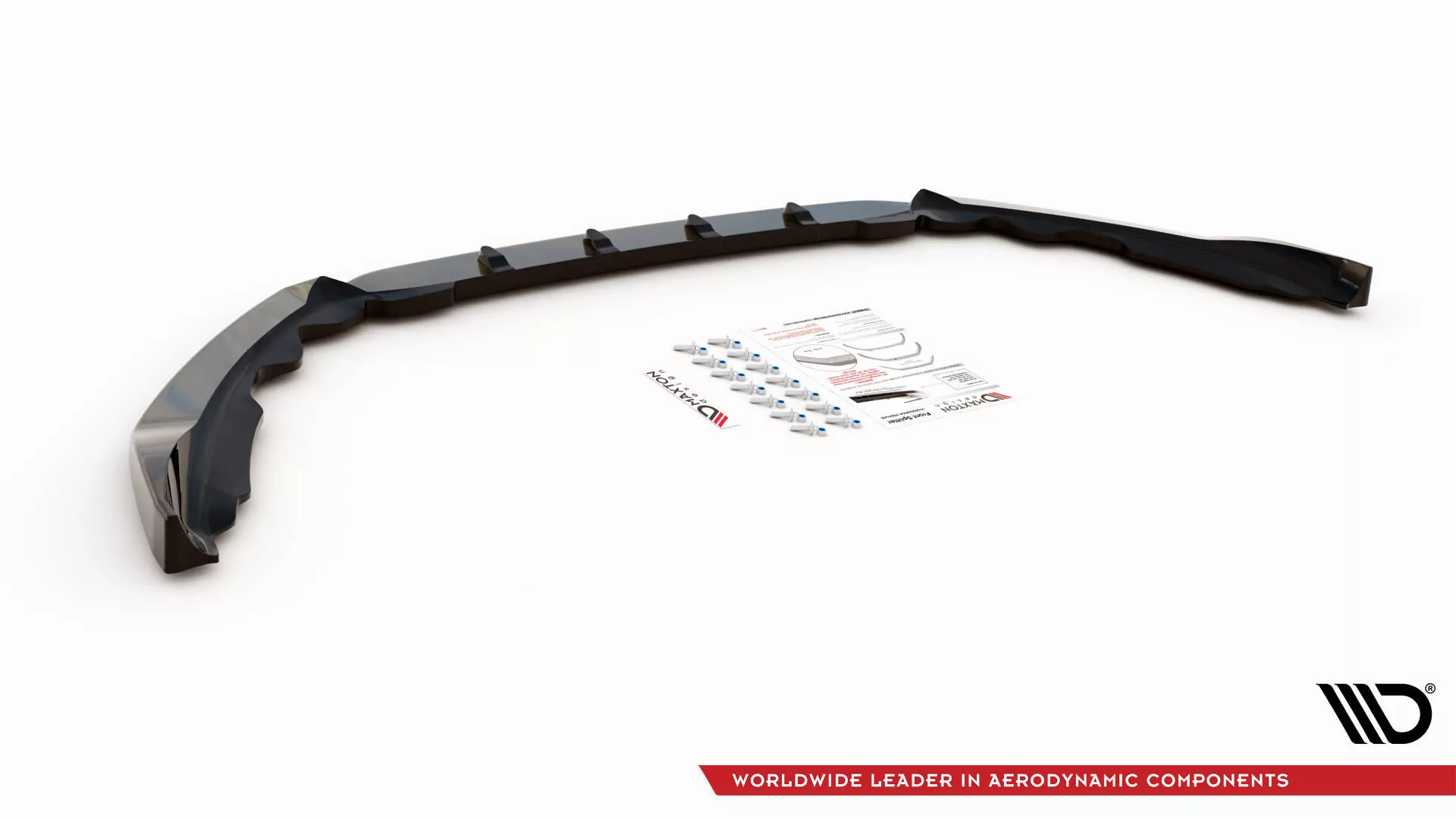 Front Ansatz Für Ford Mondeo Mk5 Schwarz Hochglanz