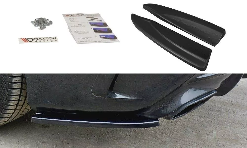 Heck Ansatz Flaps Diffusor Passend Für Diffusor Passend Für Mercedes CLA A45 AMG C117 FL Schwarz Hochglanz Schwarz Hochglanz