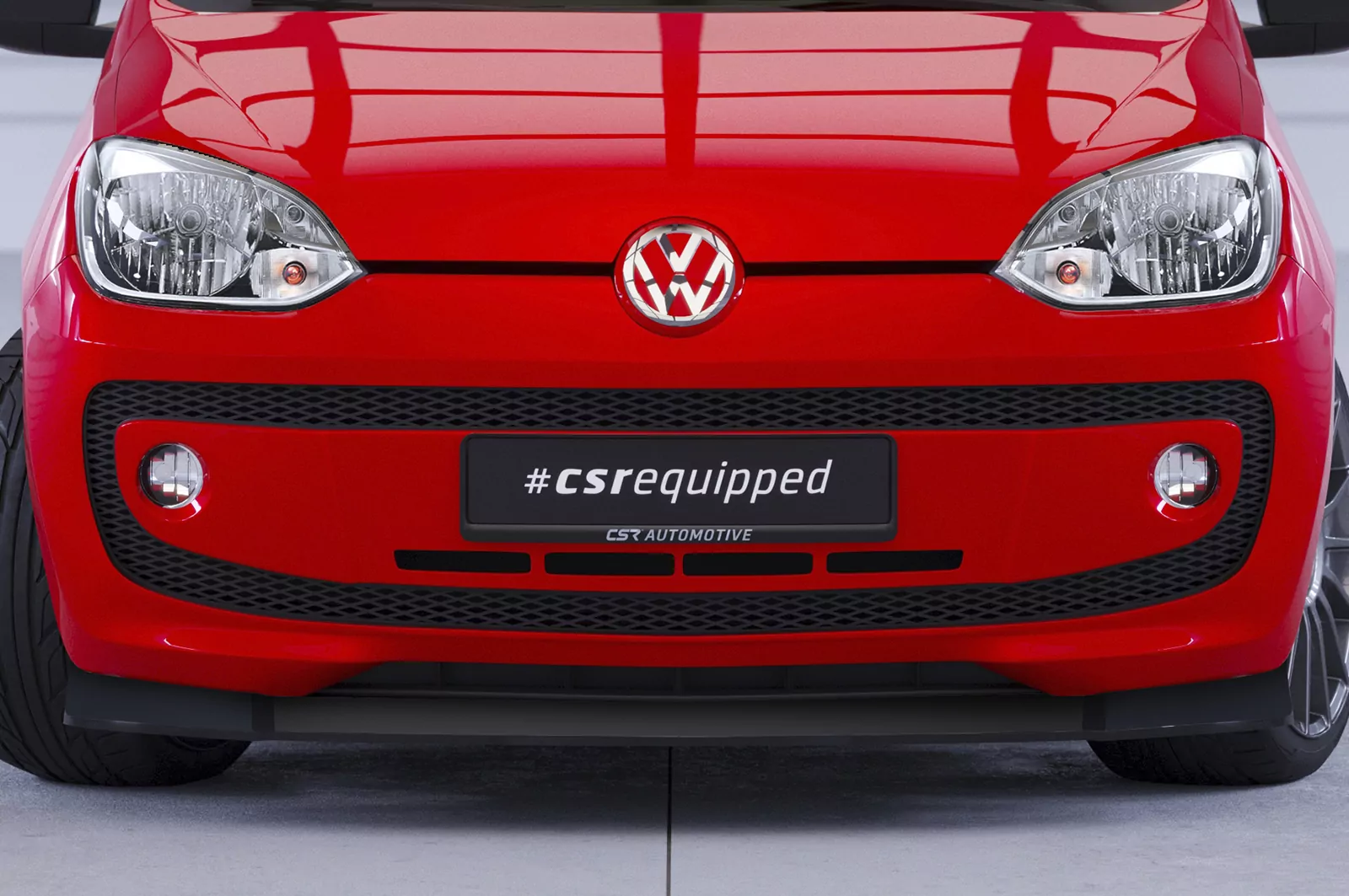 Cup-Spoilerlippe mit ABE für VW up! CSL354 Strukturiert (schwarz matt)