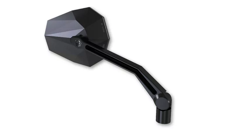 HIGHSIDER pro Handlebar Mirror Stealth -X2 Black With LED Indicator (Pair)