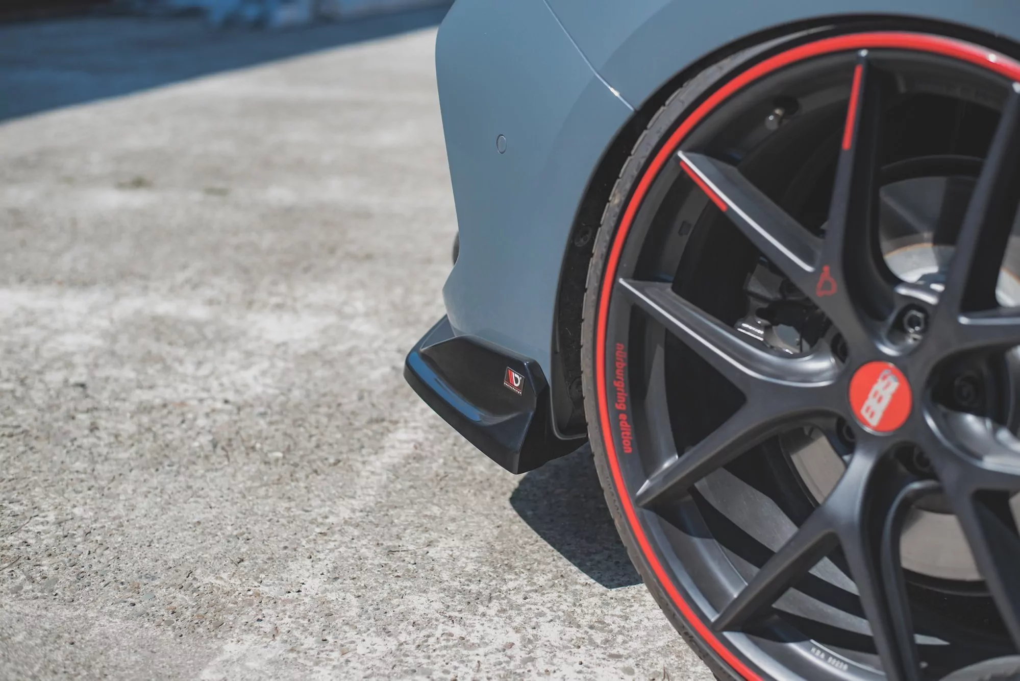 Heck Ansatz Flaps Diffusor Passend Für Diffusor Passend Für V.4 BMW 1er F40 M-Paket/ M135i Schwarz Hochglanz Schwarz Hochglanz