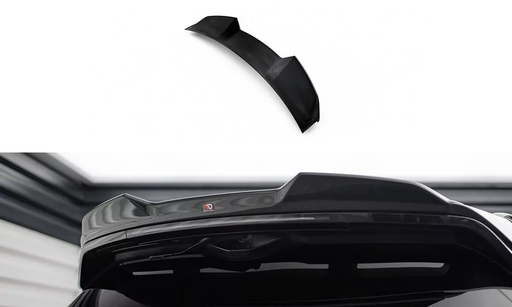 Spoiler CAP Für 3D Land Rover Discovery HSE Mk5 Schwarz Hochglanz