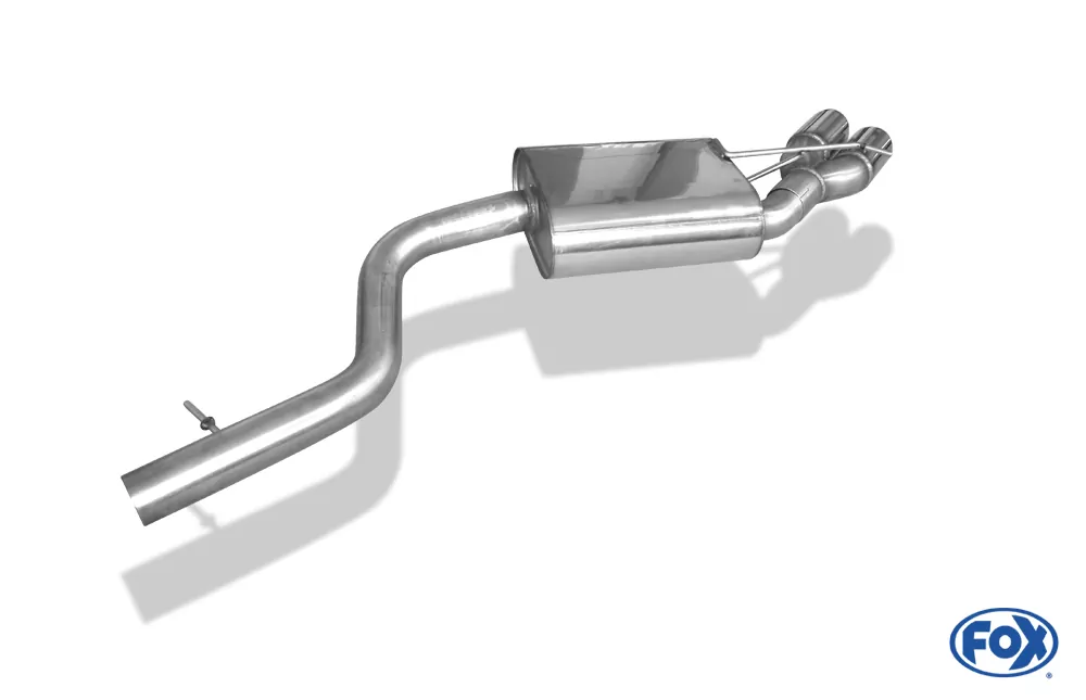 BMW E90/91/92 - 320d  Endschalldämpfer - 2x76 Typ 17