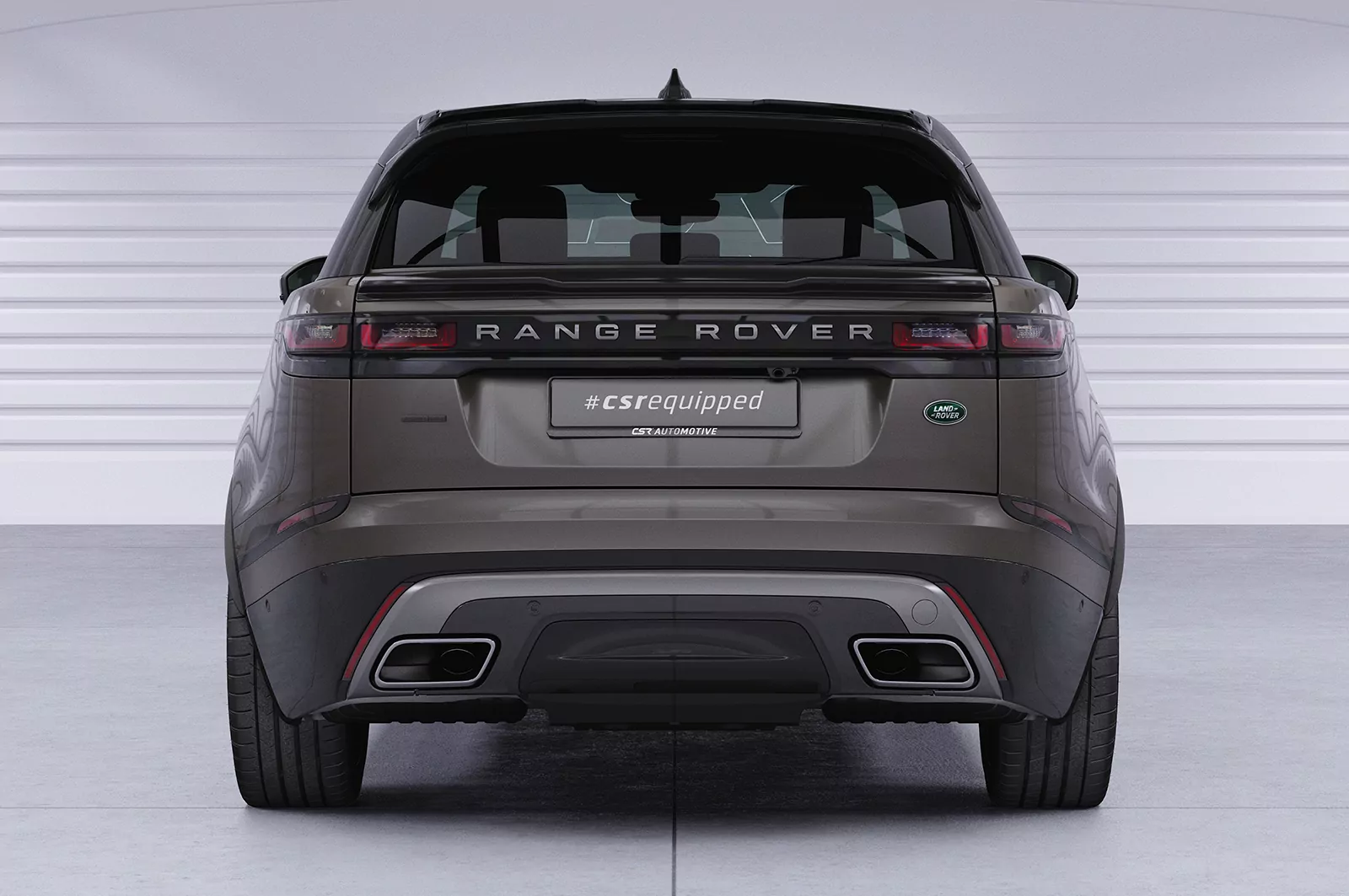 Heckflügel mit ABE für Land Rover Range Rover Velar HF032 Schwarz Strukturiert