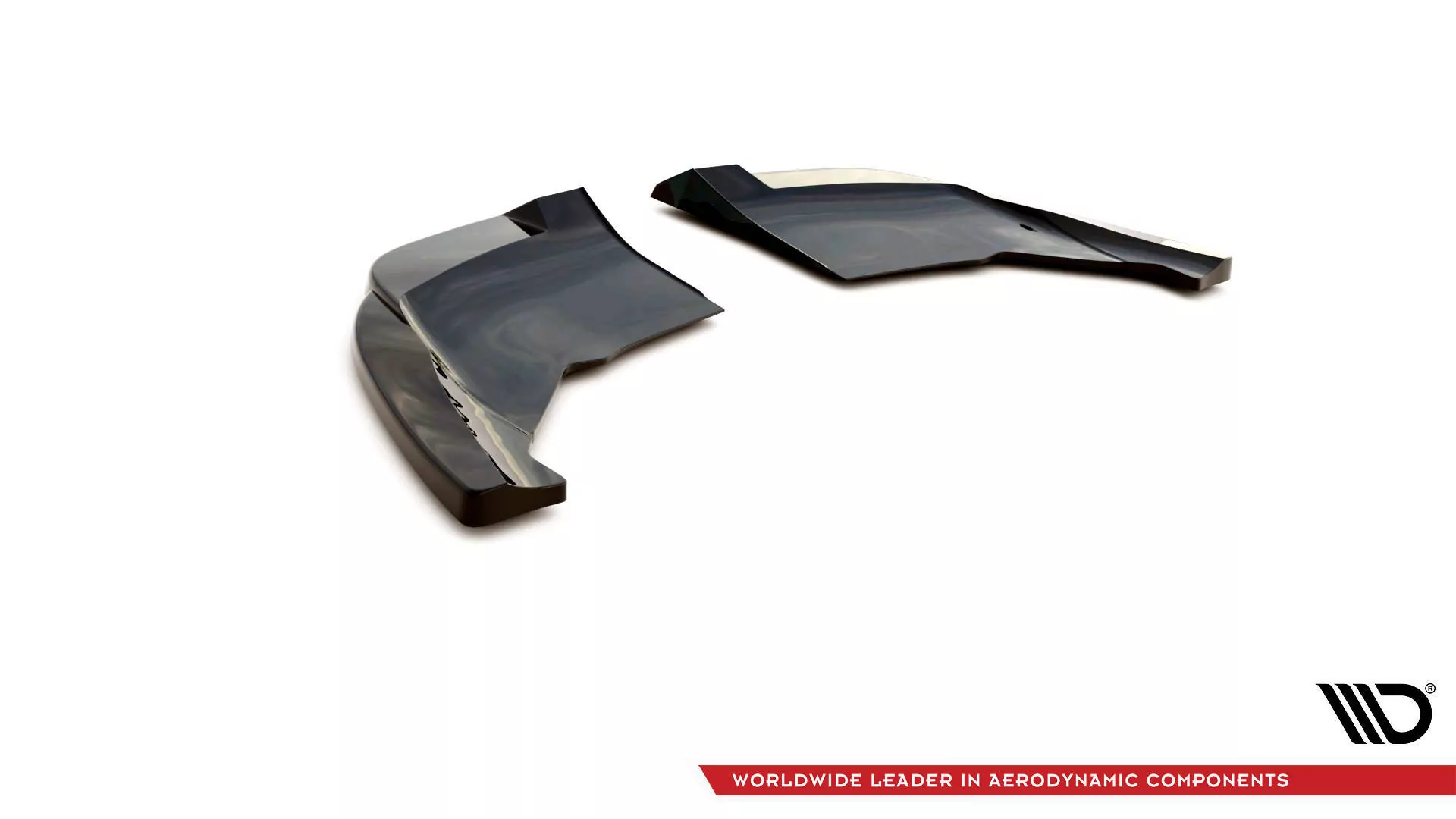 Heck Ansatz Flaps Diffusor V.2 Für Cupra Formentor Mk1 Facelift Schwarz Hochglanz