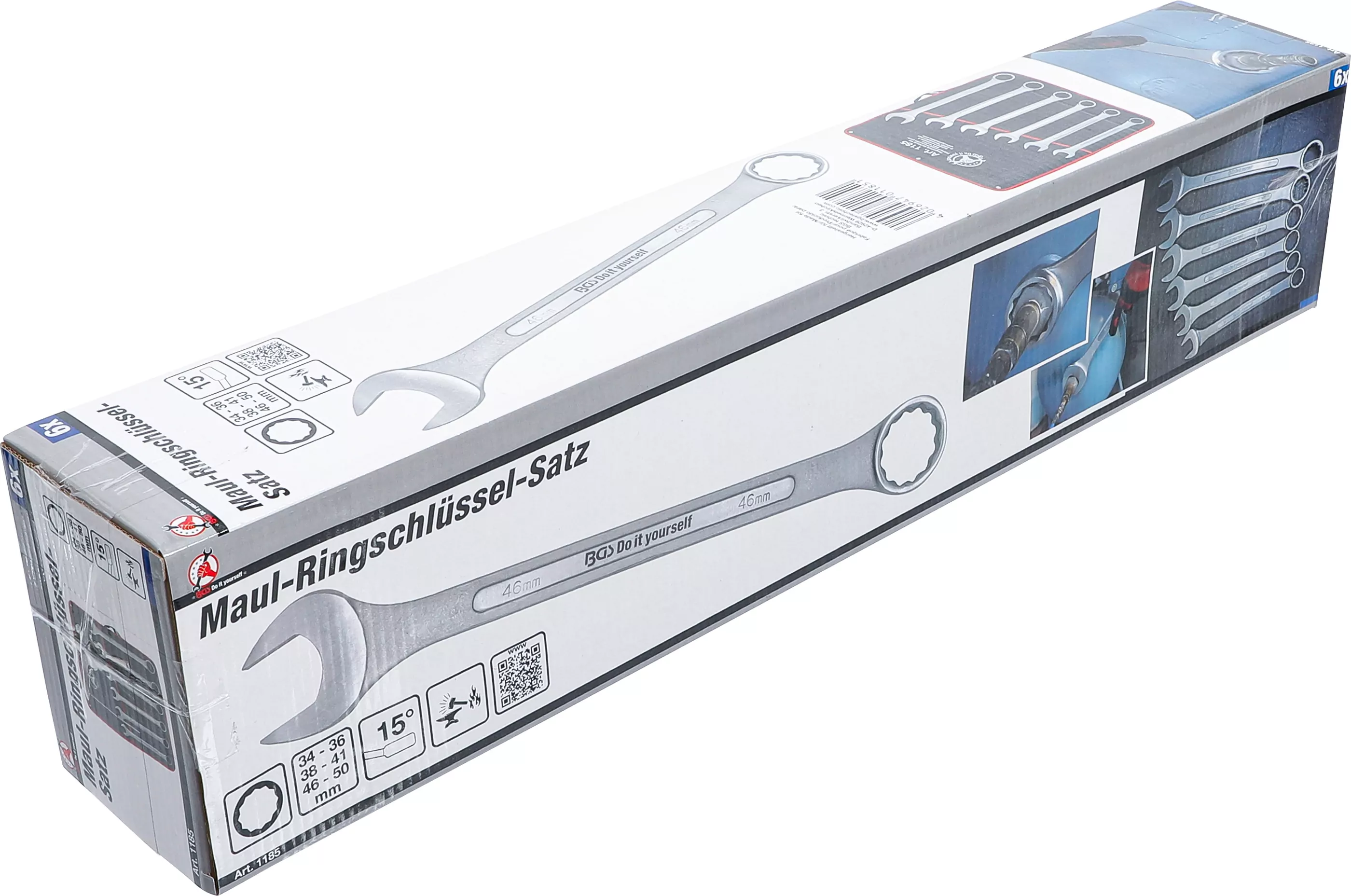 Maul-Ringschlüssel-Satz | XXL | SW 34 - 50 mm | 6-tlg.