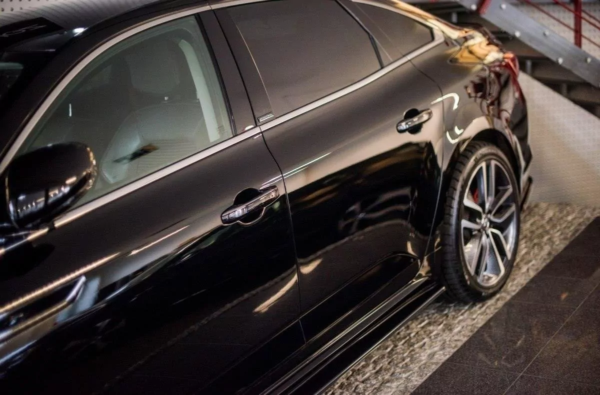 Seitenschweller Ansatz Passend Für Passend Für RENAULT TALISMAN Schwarz Hochglanz Schwarz Hochglanz