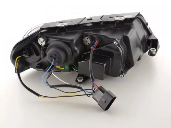 Scheinwerfer Set Daylight LED TFL-Optik VW Passat Typ 3BG Bj. 00-05 schwarz