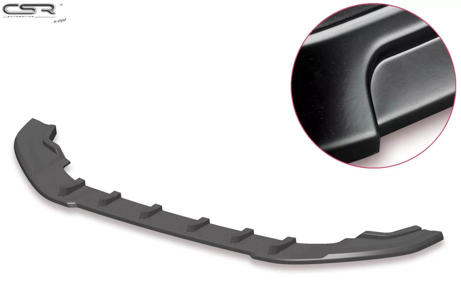 Cup-Spoilerlippe mit ABE für VW Golf 7 GTI / GTD Lackierfreundlich (schwarz matt)