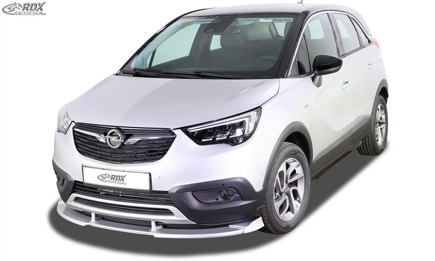 RDX Frontspoiler VARIO-X für OPEL Crossland X Frontlippe Front Ansatz Vorne Spoilerlippe