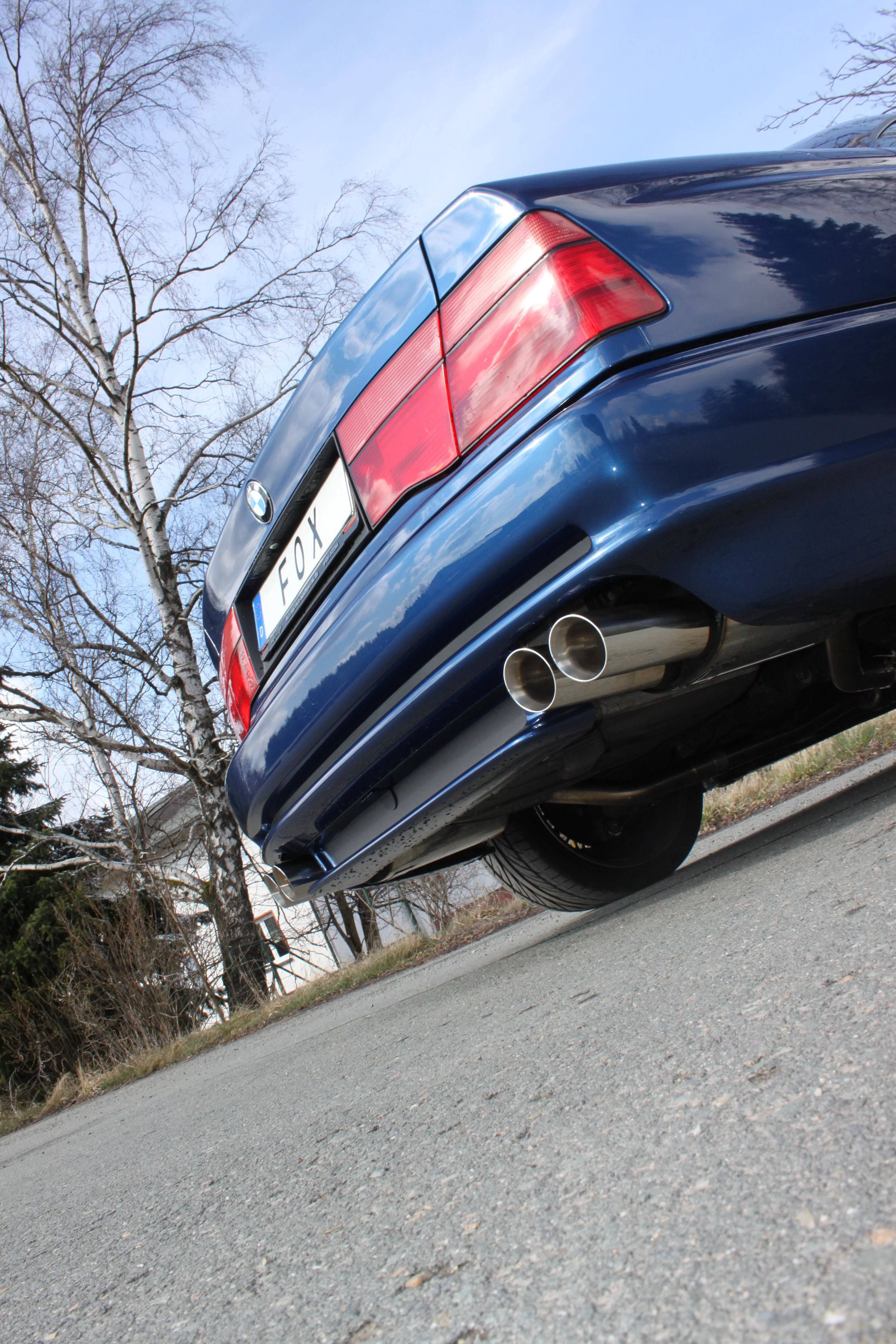 BMW E31 850i  Endschalldämpfer rechts/links - 2x90 Typ 25 rechts/links