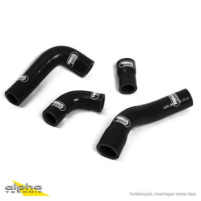 SAMCO SPORT Siliconschlauch Kit schwarz für Yamaha TRX850 Modelljahr 1996-2000