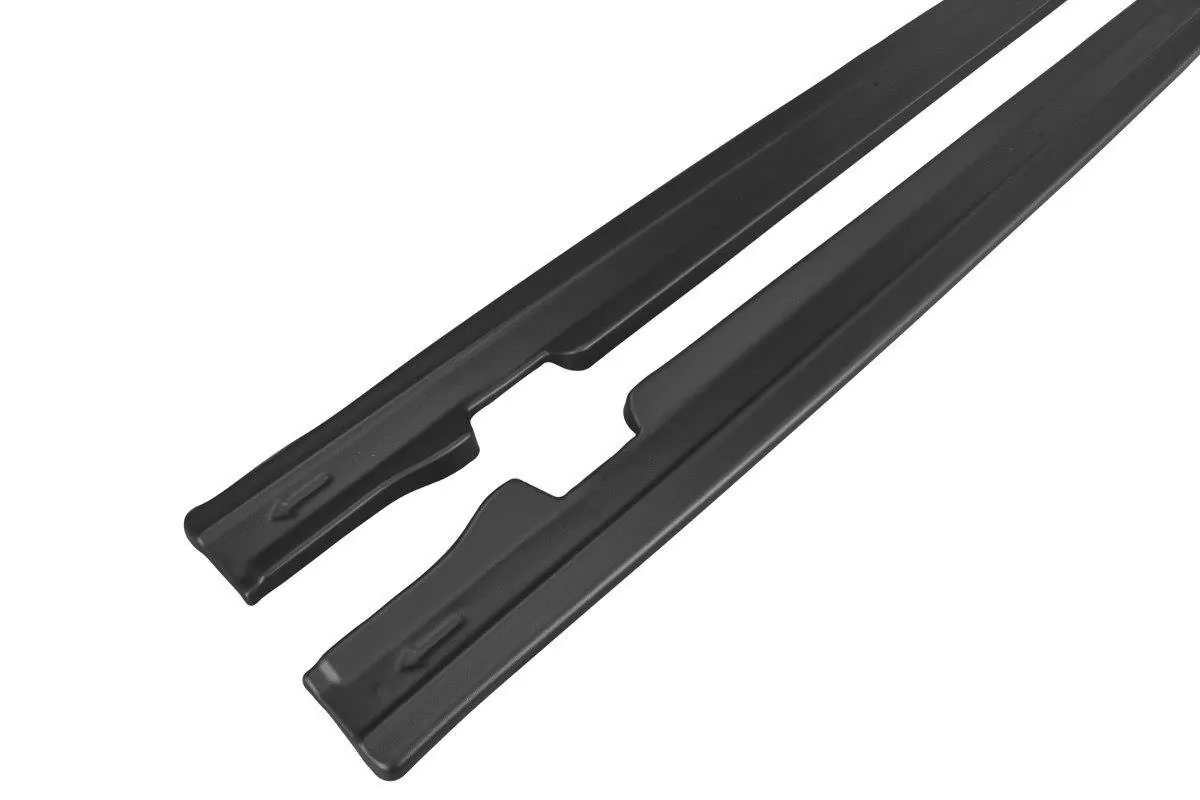 Seitenschweller Ansatz Passend Für Passend Für Mercedes C-Klasse C205 63 AMG Coupe Schwarz Hochglanz Schwarz Hochglanz